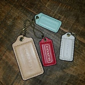 Coach bag hang tags